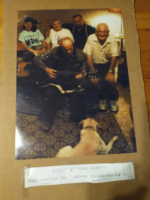 Earl Shaffer and Chester Dziengelewski at 